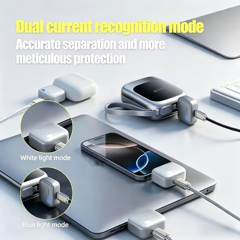 Smart Charger Auto Power Disconnector Guard with Type-C Cable