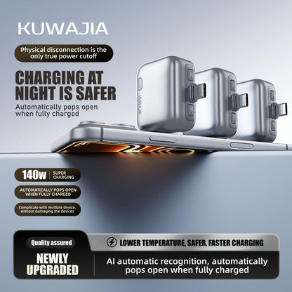 Smart Charger Auto Power Disconnector Guard with Type-C Cable
